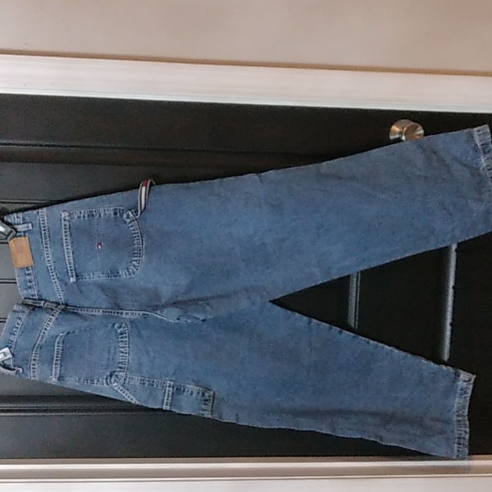 Y2k Tommy Hilfiger Ladies high waist carpenter painters jeans size 10